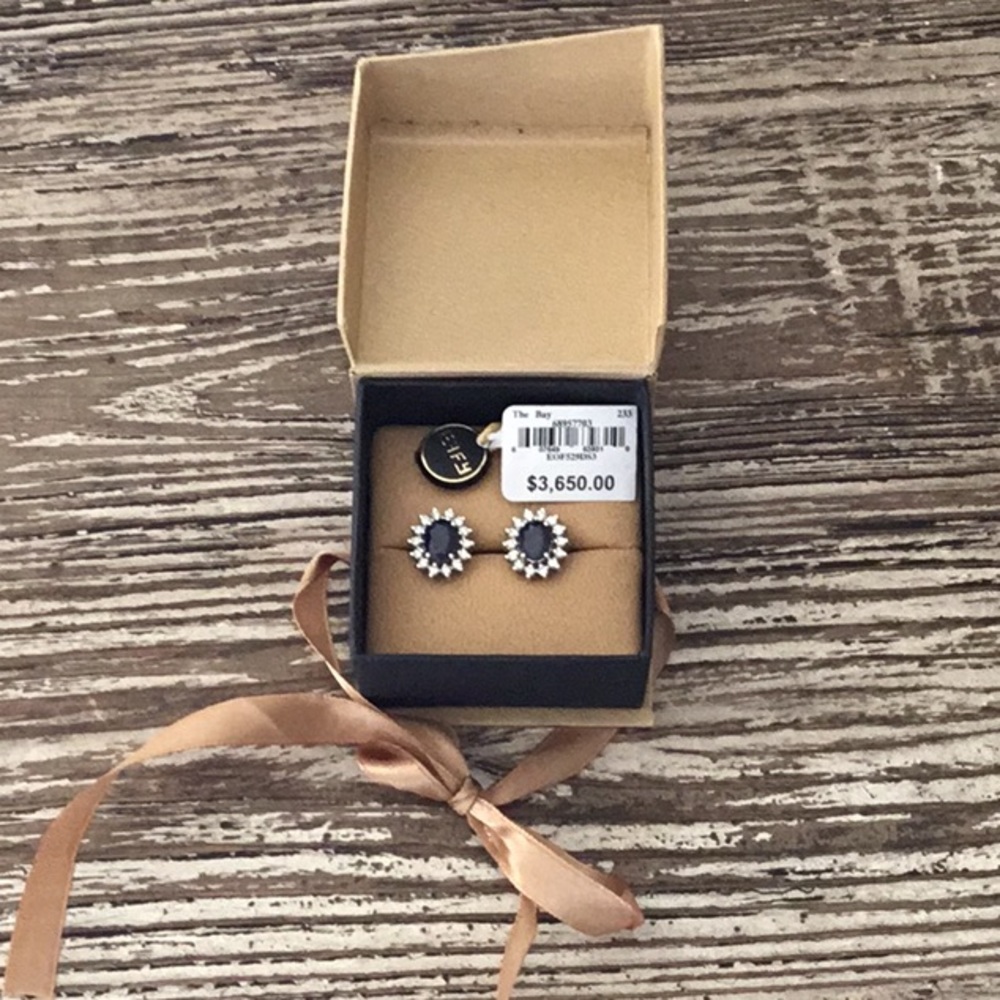 EFFY Diamond and Sapphire Earrings